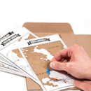 Journal Diary Notebooks Scratch World Map Travelogue Travel Log Notebooks