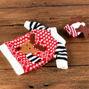 Merry Christmas Santa Deer Wine Bottle Bag Cover Xmas Festival Party Table Decor