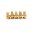 5Pcs Solenoid components Valve Pneumatic Filter Noise Silencer 1/4" PT Thread M&