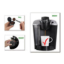 6Pcs Reusable K Cups for Keurig K200, K300, K400, K500,  Black