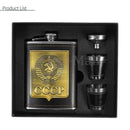 8oz Stainless Steel Hip Flask Liquor Alcohol Drink 2 Cups 1 Funnel Set