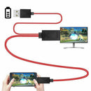 6.5 Feet MHL Micro-USB to HDMI Adapter Converter Cable 1080P HDTV for Andro
