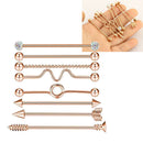 2 Sets 16pcs Industrial Piercing Barbell Ear Bar Earring 14G Lady Jewelry
