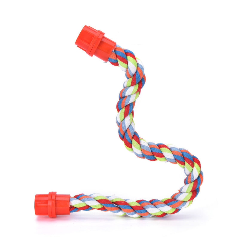 Pet Bird Parrot Rope Cockatiel Parakeet Conure Cage Standing Perch Chew.PecN`US