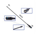 Walkie Talkie Antenna 15.6-Inch Whip Dual Band UV VHF/UHF 144/430Mhz Antenna Ew
