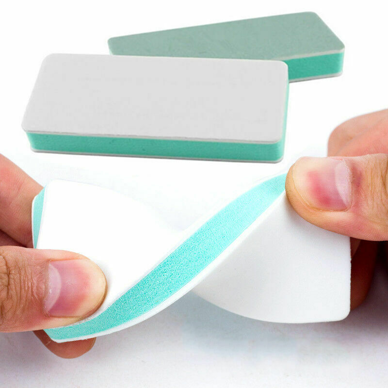 Profeional Women's 2 WAY NAIL FILE BUFFER Polishing Block ArtSmooth Shine D D3D9