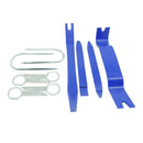 10pcs Blue Portable Auto Car Radio Panel Door Clip Panel Trim Dash Audio Re