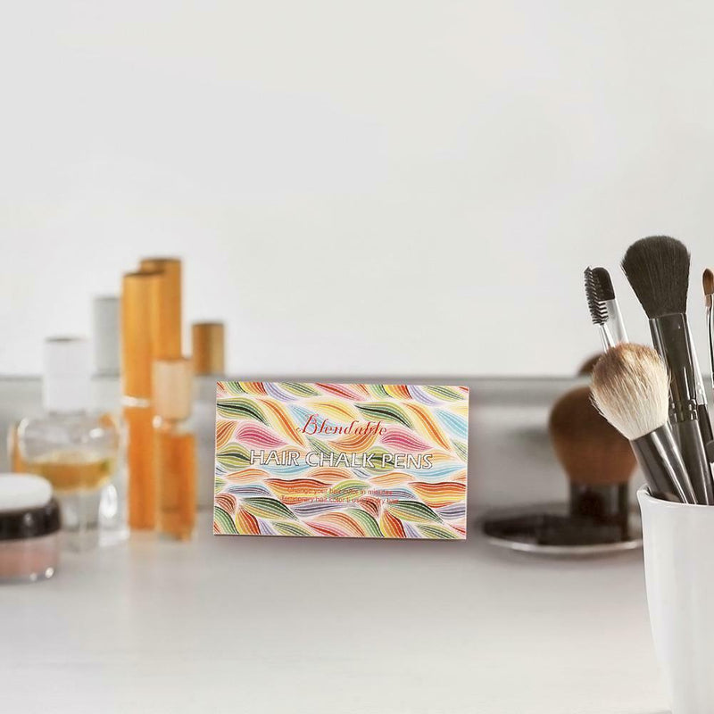 12 Colors Crayons Temporary Salon Kit Dye Chalk Pastel Beauty Hairstyle Tools