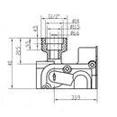24V 60W Electric Diaphragm Self Priming Pump f/Cleaning watering D Interface