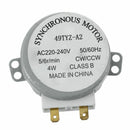 AC 220-240V 50/60Hz 5/6RPM 4W Turntable Synchronous Motor for miniwave Oven H7O5