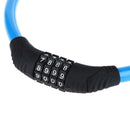 4 Code Password Combination Security Bicycle Locks Blue Bike Accessories
