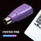 2pcs PS2 Male to USB Female Adapter Computer Mouse Keyboard Converters