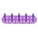 3 in 1 Nail Holder Practice Training Display Stand w/15pcs Nail Tip (Purple