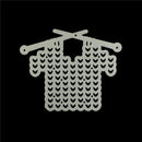 Knitting a sweater Metal Cutting Dies Stencil for DIY Scrapbooking Album Card LJ