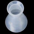 100ml Clear White Plastic Laboratory Chemical Conical BEST Bottle Flask