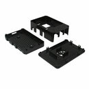 1X(Black Raspberry Pi Case Enclosure Box V4 With Heat Sink For Raspberry Pi