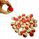10Pcs Rainbow EVA Foam Sponge Golf Tennis Ball Swing Practice Training YII