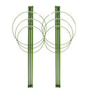 2 Pack Plant Support Cage Metal Rust Resistant Garden Plant Support Ring Pl O3I1