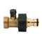Male Brass Garden Hose Quick Connector 3/4 Inch Water Thread Hose Fitting N