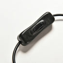 In-Line Power Switch ON/OFF 2.1mm/5.5mm Cable Jack Arduino Plug 12V Economic JR