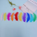 50pcs/set turkey feathers 10-15cm chicken plumes for carnival diy craft decor OZ