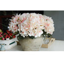 Upscale 6 Heads Artificial Hydrangea Simulation Flowers Bouquet Decor Pink