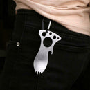 Multi Functional Fork Carabiner EDC Tool Wrench Spoon Opener For Outdoor Ca Top