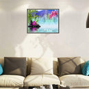 5D DIY Diamond Painting Fantasy Pond Lake Cross Stitch Embroidery Mosaic