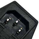 Inlet Male Power Socket With Fuse Rocker Switch, Fuse 3 Pin Iec320 250V 15A J4A9