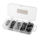 500Pcs Fishing Crimps Sleeves Full Size Kit Leader Rigging Tackle Connector