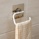 Toilet Paper Holder Wall-Mounted Holder Punch Free For Bathroom Kitchen Han J3E4