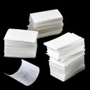 New 1000pcs UV Gel Tips Cotton Nail Polish Cleaner Remover Wipes Lint Free White