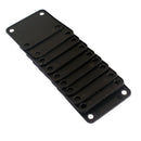 Pack of 10 Black Guitar Neck Plate Gaskets Pads Mats DIY Musical Instrument