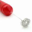 Powerful Double Spring Whisk Electric Milk Frother Kitchen Mixer Hand Milk