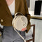 Women Round Shoulder Bag Alligator PU Circle Zip Crossbody Handbag (Beige) A