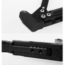 Adjustable Motorcycle Side Tripod Holder Bracket Fall Protect Foot Holder