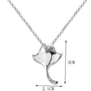 Personality Stingray Fish Alloy Mens Devil Ray FishPendant Necklace Decor 1x