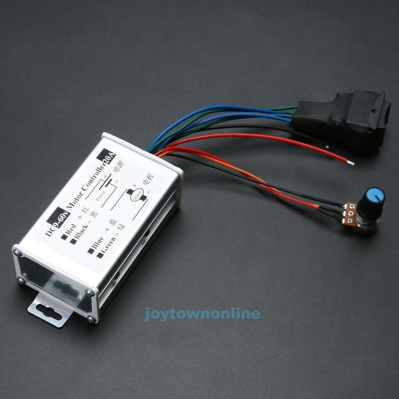 Reversible DC Speed Controller 12V 24V 36V 48V 60V Motor Driver PWM Controller