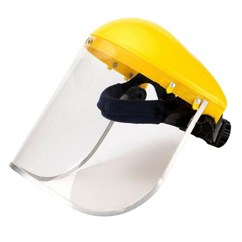 2x Welding Clear Safety Full Face Shield Visor Lens Anti Splash Lightweight