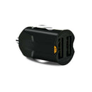 2.1A Mini Dual USB Car Charger Adapter 2 Ports 12V-24V Cigarette Socket Light^