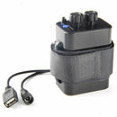 6 section 18650 battery box 18650 battery pack 5VUSB/8.4VDC dual interface  F1A3
