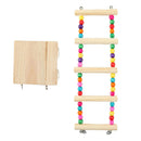 Wood Ladder Birds Climb Toys Parrots Swing
