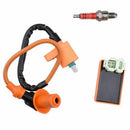 GY6 CDI Ignition Coil Racing Spark Plug with 39mm Air Filter for 50cc 125cc