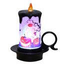 LED Flameless Candle Flickering Colorful Halloween Decoration Candle