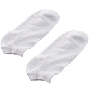 10 Pairs Leisure Sports Elastic Ankle Low Cut Socks for Girl - White