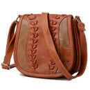 Fashion Pu Leather Fashion Vertical Square Woven Multi-Functional Women'S S