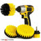 4 Piece Nylon Power Brush Tile and Grout Bathroom Cleaning Scrub Brush Kit H1D6