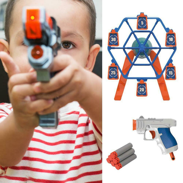 Air shot Target Shooting Game Foam Dart Whirling Suspension Flying Ball Target