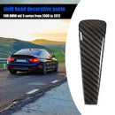 Carbon Fiber Look Car Styling Gear Shift Knob Trim Cover for BMW 1 3 Series X1