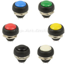 6pcs Momentary Contact 12mm Mini Round Waterproof ON/OFF Push button Switch New